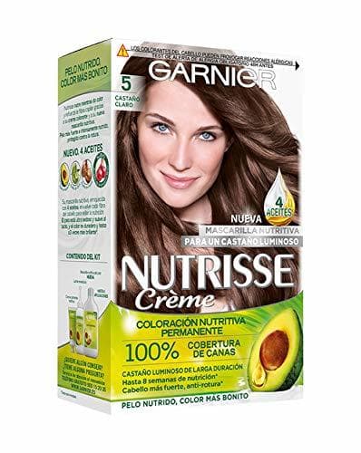 Producto Garnier Nutrisse Creme coloración permanente con mascarilla nutritiva de cuatro aceites