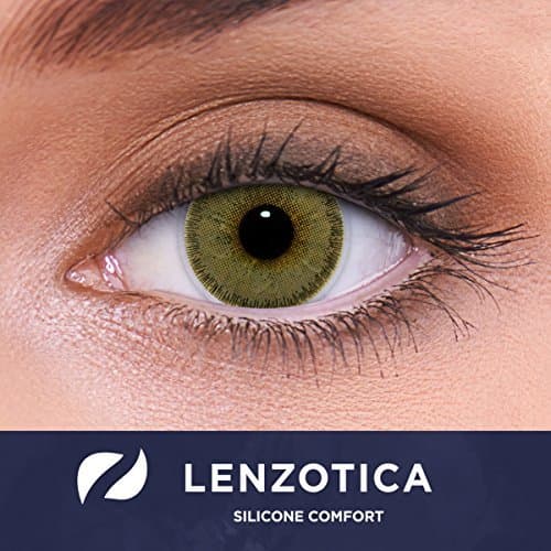 Lugar Lentes de contacto de hidrogel de silicona marrones naturales 'Natural Hazel' de