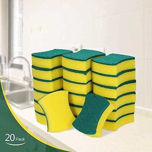 Place esonmus 20pcs Estropajo Mágicas de Limpieza Esponja Multiusos Exfoliante Esponja Manchas Quitar