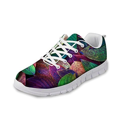 Lugar POLERO Zapatos de Pintura Coloridos para Tenis de Mujer Cross Trainer Running