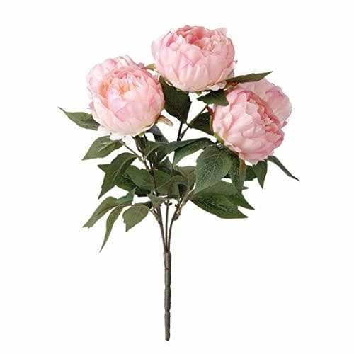 Producto Ramo vintage de peonía artificial con ramas de flores falsas para novia