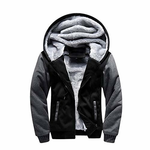 Product SwissWell Sudadera de Lana con Capucha para Hombre