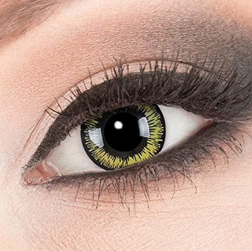 Lugar Colores Amarillos Contacto lente Crazy Contacto lente Crazy Contact Lenses Yellow Lunatic