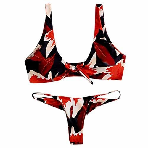 Lugar Mujer Bikini Conjunto Traje de baño Bikinis Cabestro Trajes de baño Playa