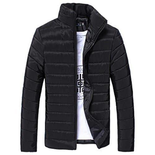 Place OverDose Abrigos Hombre Invierno Cremallera de Soporte Ligero Chaqueta Gruesa Caliente