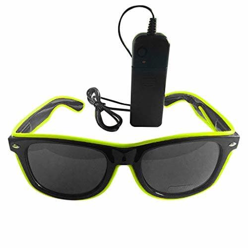 Lugar ZARLLE-Gafas Gafas Luminosas Aviador Sol Luminosas LED