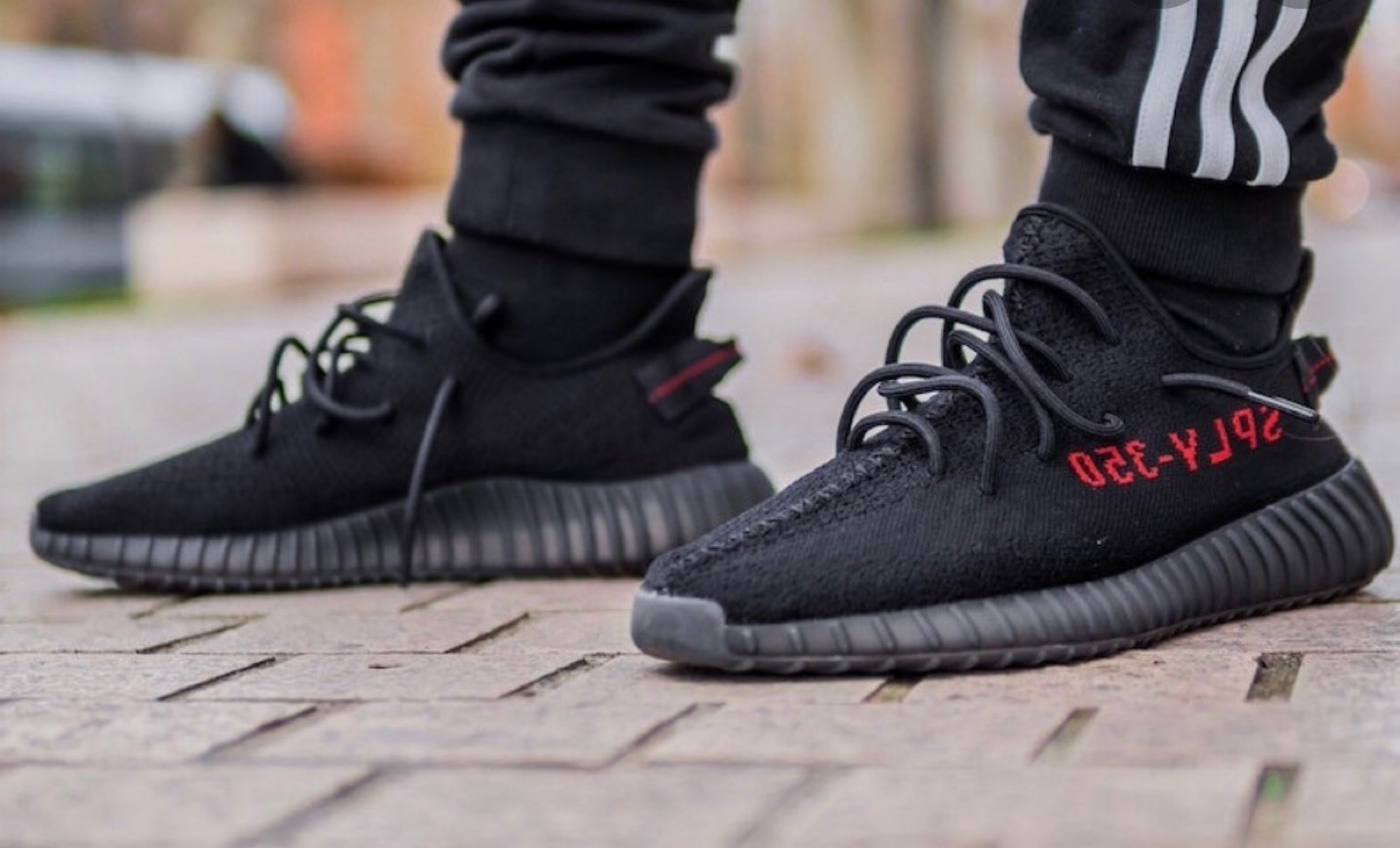 Moda Adidas yeezy v2 Black red 🔥