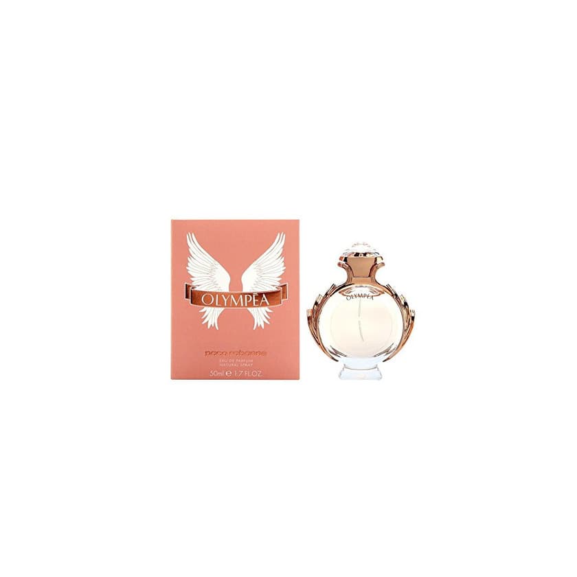 Producto Paco Rabanne Olympea de mujer con vestido plateado Eau De Parfum 50