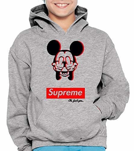 Moda The Fan Tee Sudadera de NIÑOS Divertidas Mickey Supreme Dope 14-15 Años