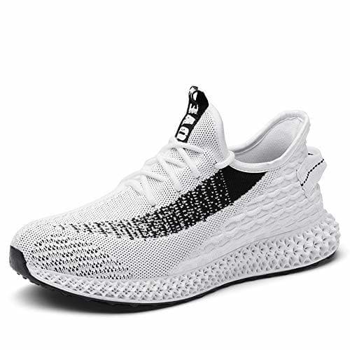 Moda Hombre Mujer Zapatillas Deporte para Zapatillas de Ligeras Running Transpirables Cómodas Correr