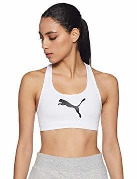 Fitness Puma 4Keeps Bra M Top, Mujer, Blanco