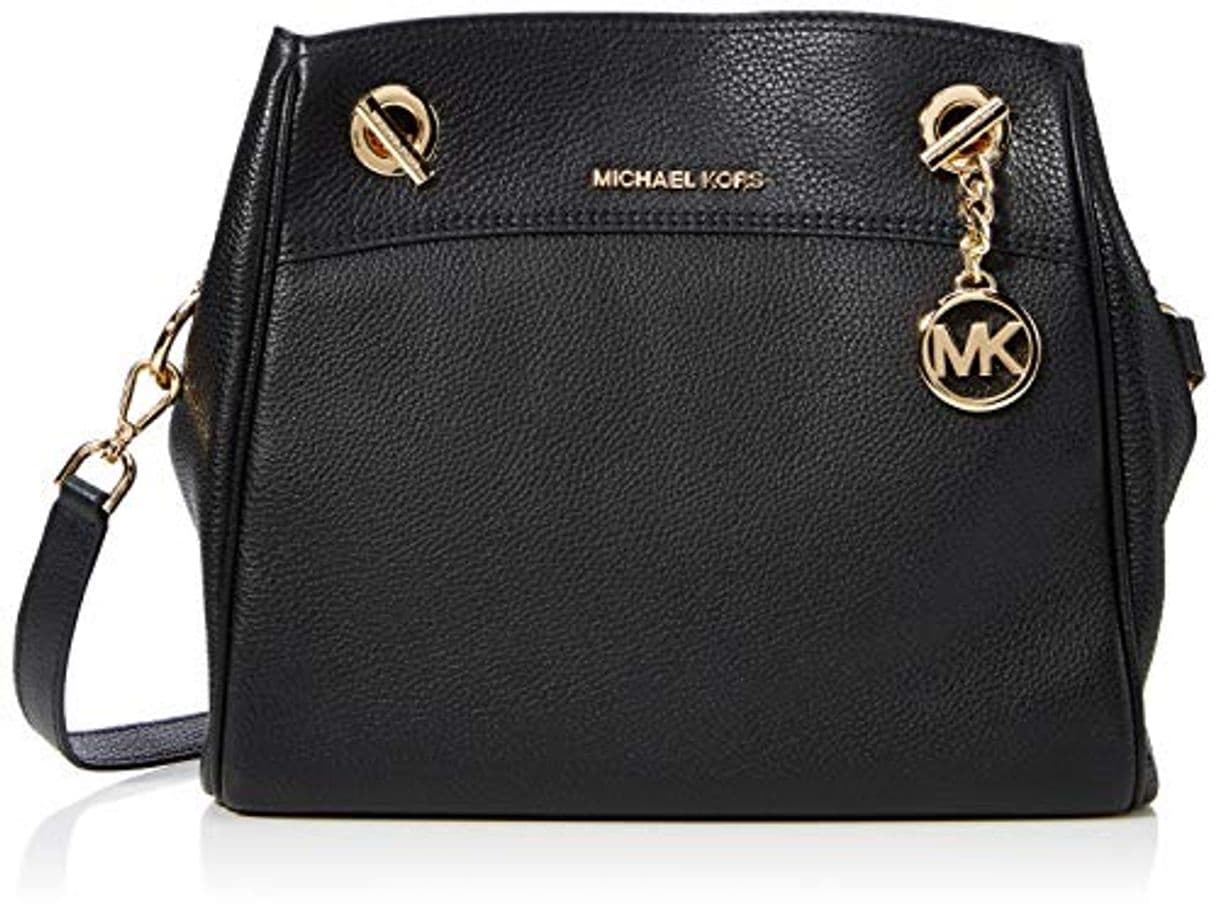 Fashion Michael Kors 30F9GTQL2L - Bolso de hombro de Cuero Mujer, color Negro,