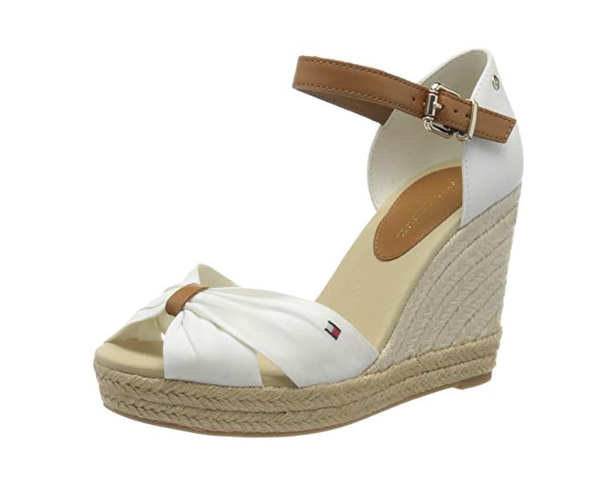 Product Tommy Hilfiger Basic Opened Toe High Wedge, Sandalias con Punta Abierta para