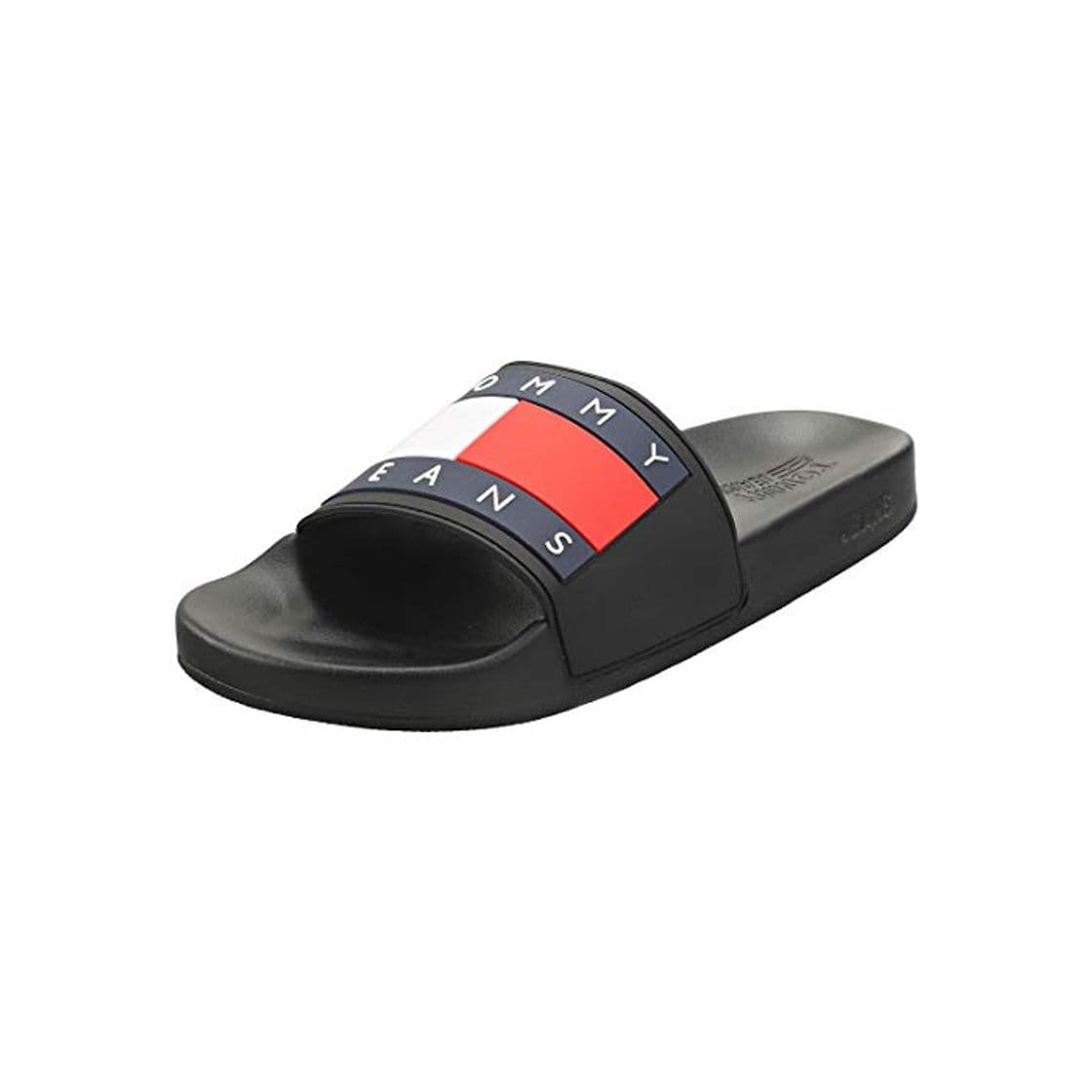 Moda Ciabatte Uomo TOMMY HILFIGER flag pool slide em0em00284 40 nero