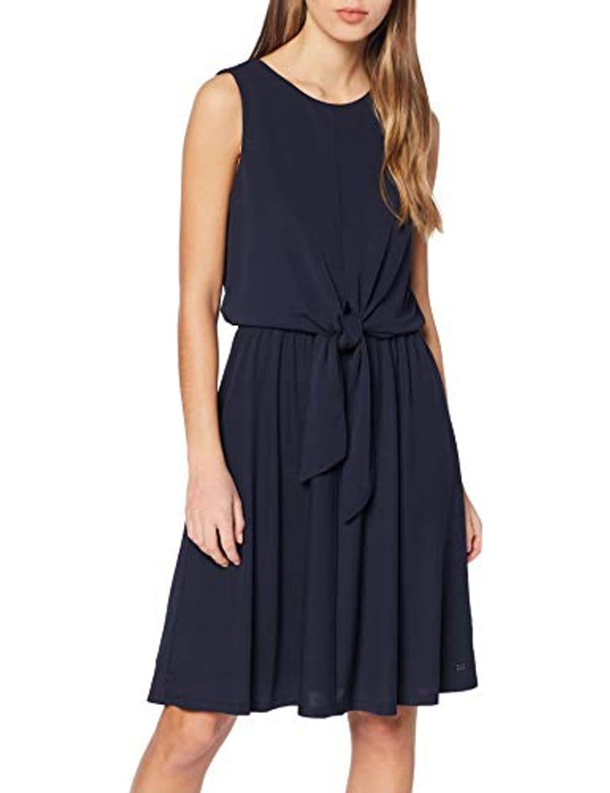 Moda Tommy Hilfiger Barbara Knot Dress NS Vestido, Azul