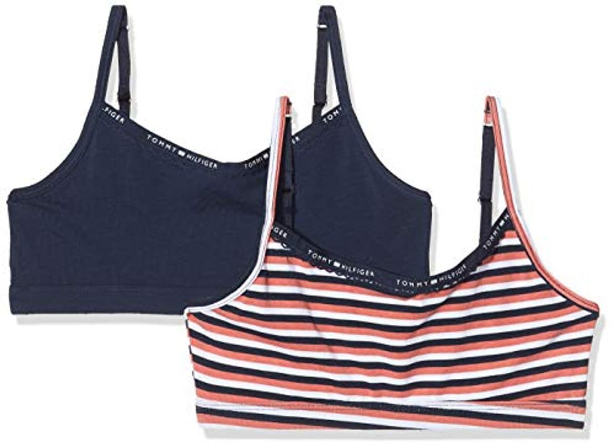 Fashion Tommy Hilfiger 2p Bralette Stripe Sujetador, Multicolor