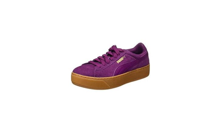 Fashion Puma Vikky Platform, Zapatillas de Deporte para Mujer, Morado