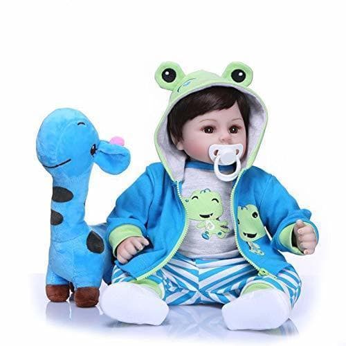 Producto RONSHIN NPK 47CM Silicona Reborn Super Baby Lifelike Toddler Baby Bonecas Kid