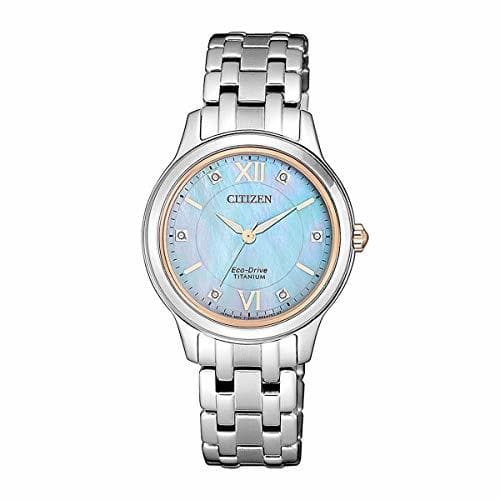 Producto Citizen Reloj Analógico para Mujer de Cuarzo con Correa en Titanio EM0726-89Y