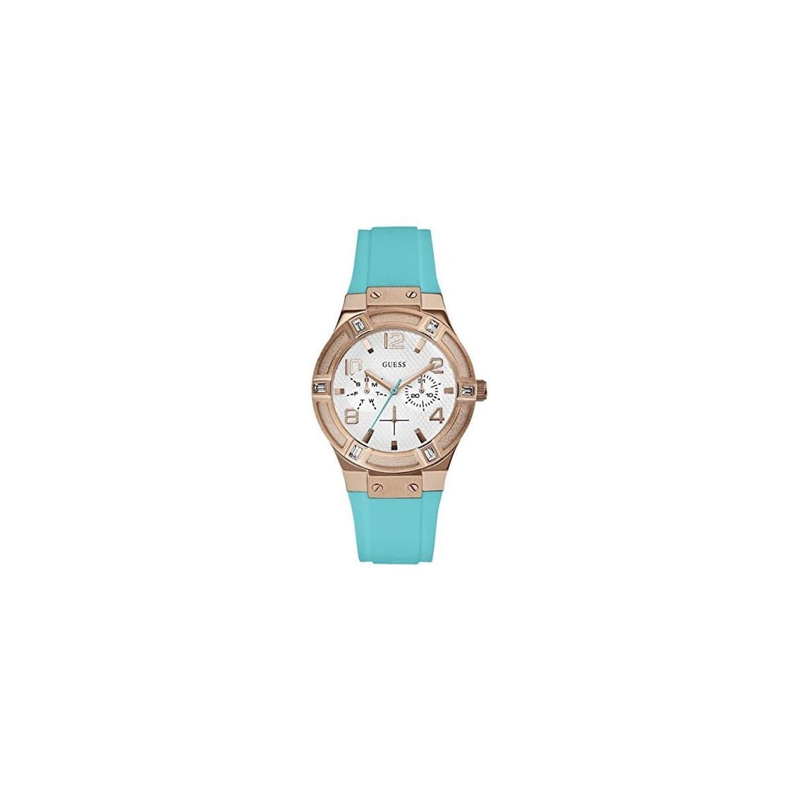 Producto Guess Reloj Analógico para Mujer de Cuarzo con Correa en Caucho W0564L3