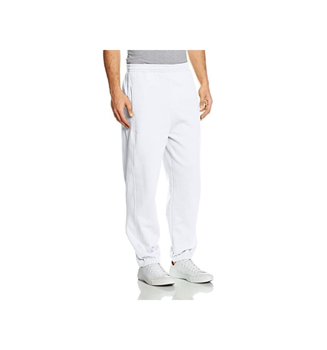 Fashion Urban Classics Sweatpants, Pantalones Deportivos Hombre, Blanco