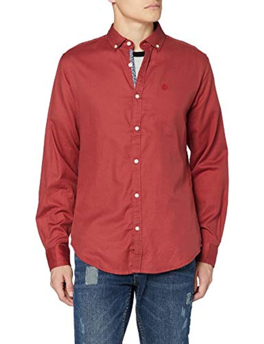 Product Springfield Solid Ligth Twill Camiseta Deporte, Rojo