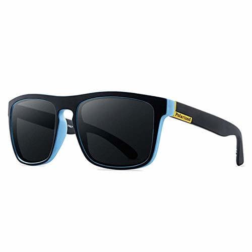 Place Sunglass Fashion Gafas polarizadas con Espejo UV400 Gafas de Sol for Hombre