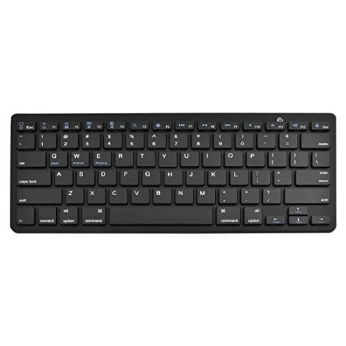 Place DealMux portátil Bluetooth Mini Teclado sin Hilos 2.4G Negro para iOS Android