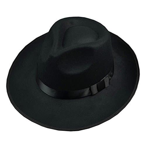 Belleza Zantec Sombrero Fedora de fieltro de lana unisex Sombrero ancho de Jazz