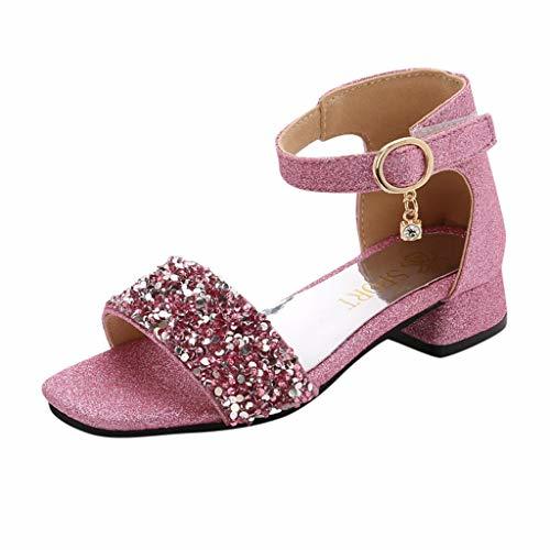 Product YWLINK NiñAs Sandalias Lentejuelas Gruesas con Zapatos De Princesa Zapatos Romanos Viajes