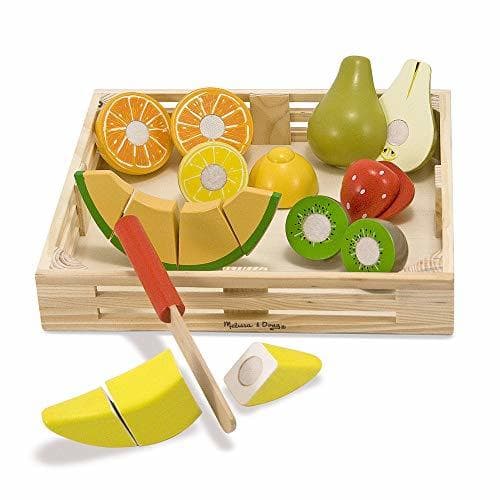 Lugar Melissa & Doug- Set Frutas Madera para Cortar