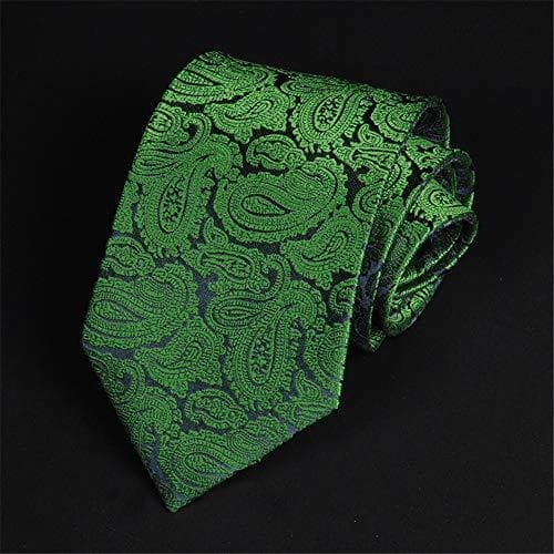 Lugar XJIUER corbata Mans Corbatas 8cm Clásicos Corbatas Vestido Formal Pasiley Corbata Boda