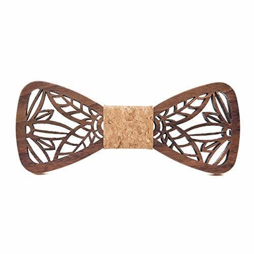 Lugar Hombres Hollow Wood Bow Ties Trajes De Boda Hechos A Mano Pajarita