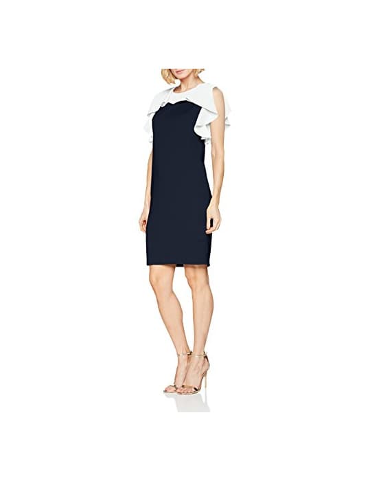 Producto Gina Bacconi Belinda Frill Vestido de Fiesta, Azul