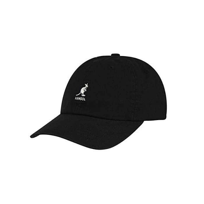 Product Kangol Washed Baseball Gorra de béisbol, Negro