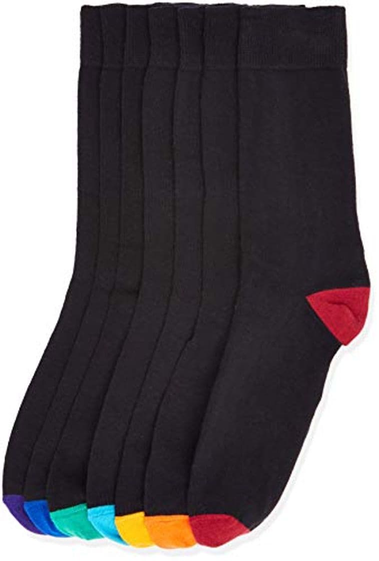 Product Marca Amazon - find. Calcetines Hombre, Pack de 7, Multicolore