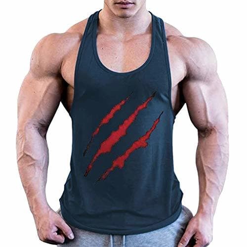 Producto Camiseta de Tirantes Deporte Hombre, Camisetas Tops sin Mangas Basica Fitness Gym