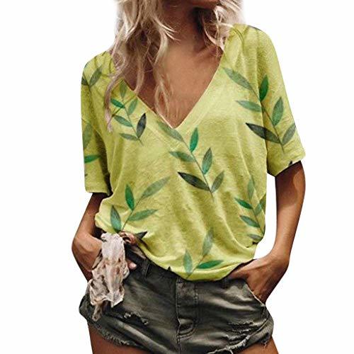 Producto Camisetas Mujer Manga Corta 2019 Nuevo SHOBDW Moda Playa de Verano Estampado