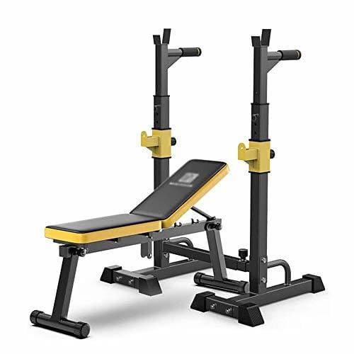 Product FQCD Bancos Regulable en Cuclillas en Rack Peso Tabla Inicio Bench Press