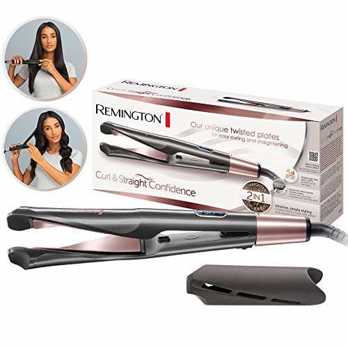 Belleza Remington Curl & Straight Confidence S6606 - Plancha de Pelo