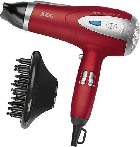 Belleza AEG HTD 5584 - Secador de pelo profesional iónico con difusor