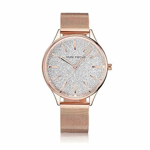 Place Reloj de Mujer Cronógrafo de Cuarzo Moda Pulsera Informal Novia Regalo de