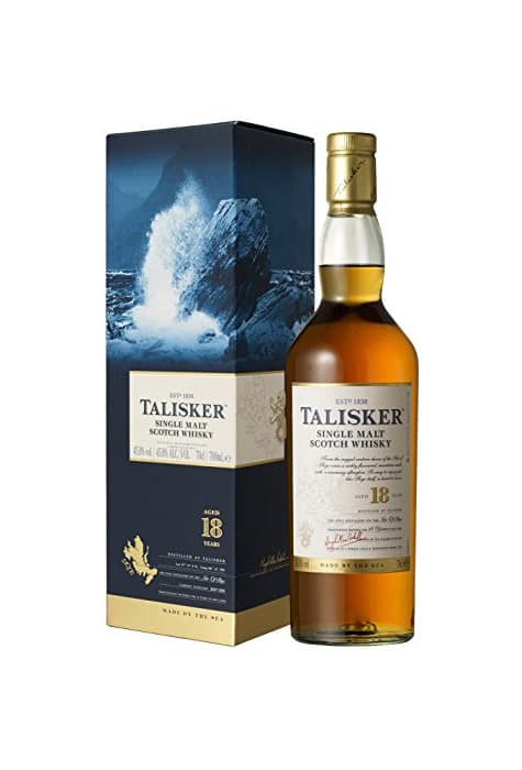 Producto Talisker Single Malt Whisky 18 Years Old con Regalo del paquete