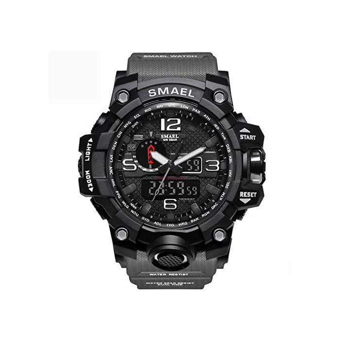 Producto Smael Reloj Militar para Hombre Reloj De Pulsera Impermeable De 50 M