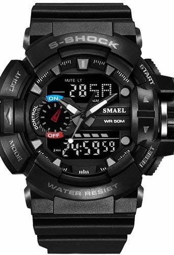 Producto Hombre Reloj Deportivo Militar Digital Japonés Calendario/Cronógrafo/PU/Silicona Banda Casual/Resistente a los Golpes/Resistente