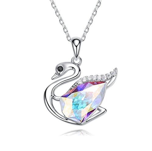 Place H.L Swarovski Swan Crystal 925 Plata