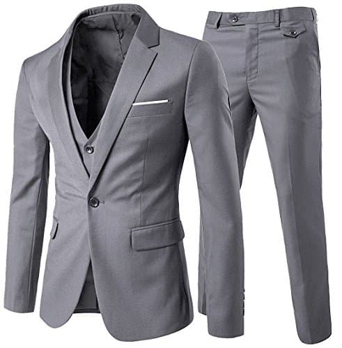 Producto Trajes para Hombres 3 Piezas Elegante Traje de Estilo Occidental Blazer Chalecos