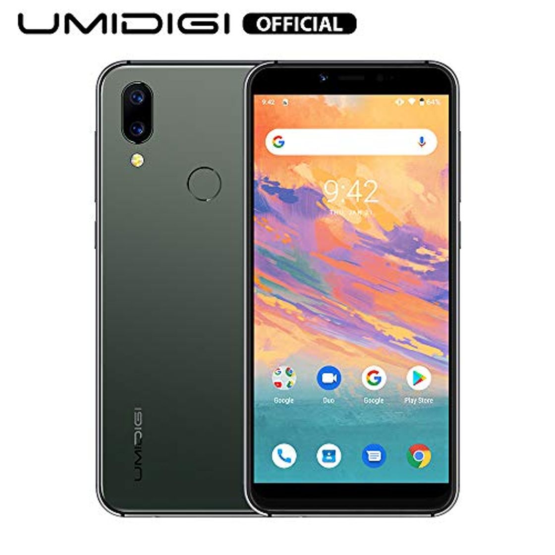 Electrónica UMIDIGI A3S Smartphone Libre Android 10 Dual 4G Volte 5.7" Incell 18: