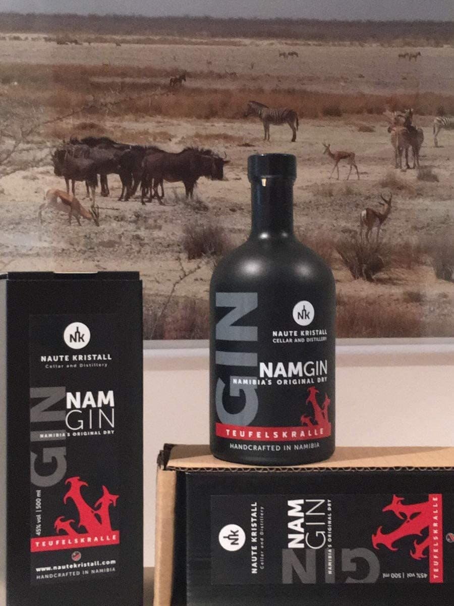 Videojuegos Naute Kristall NamGin, Ginebra seco original de Namibia, 500