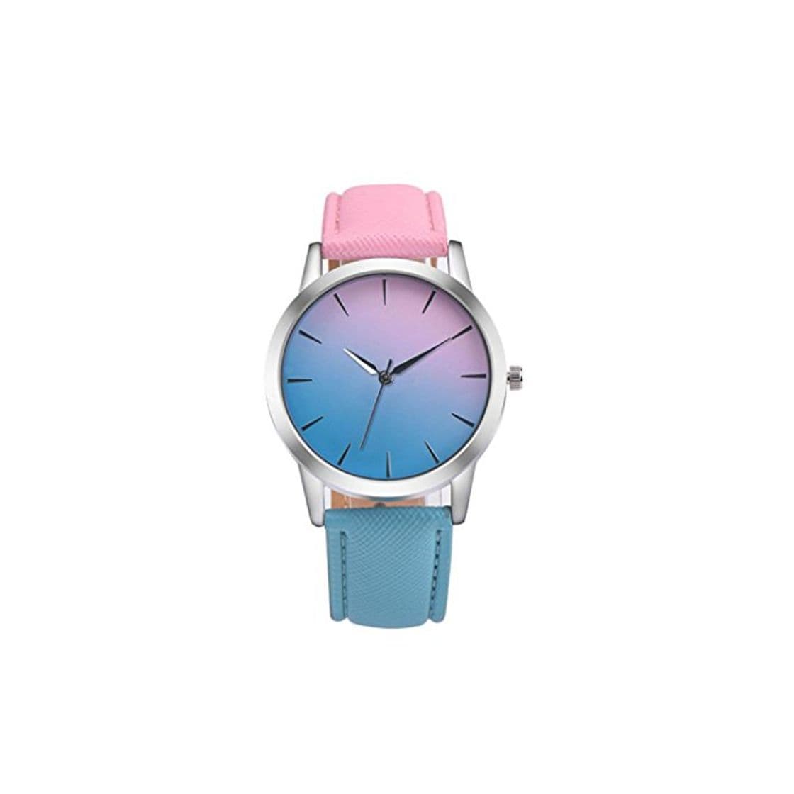 Fashion ZARLLE Reloj De Las Mujeres, Reloj Retro Arco Iris De DiseñO Banda